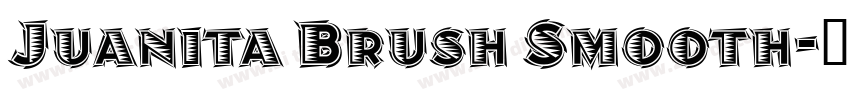 Juanita Brush Smooth字体转换